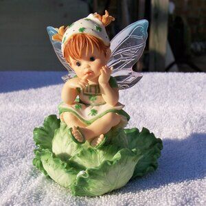 2007 Enesco My Little Kitchen Fairies Cabbage Fairie, New
